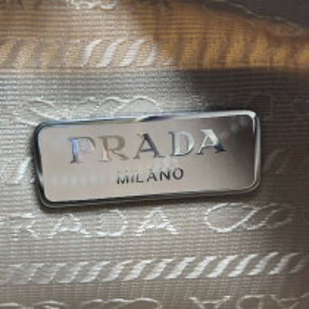 Prada Bag Saffiano Chain Tan Shoulder ReEdition Leather 2005 - Picture 5 of 11